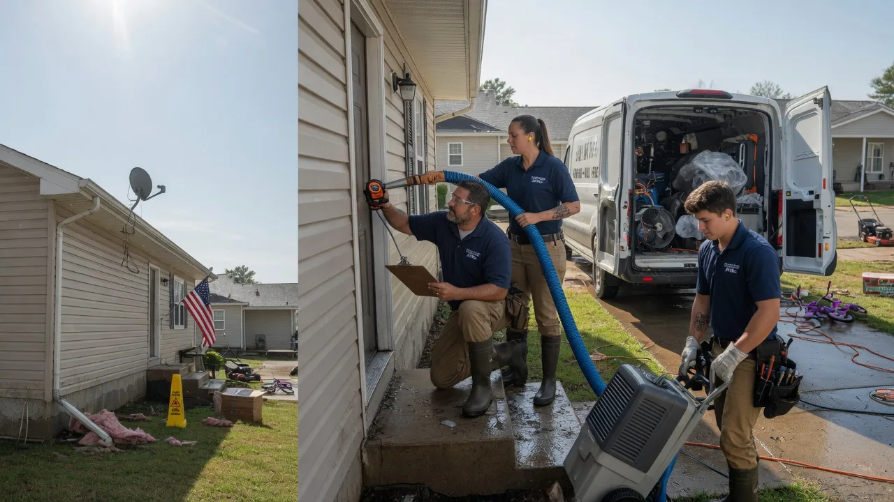 Ceiling Water Damage Restoration in Riley, KS near me